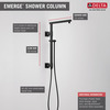 Delta Universal Showering Components Shower Column 18" Angular 58410-BL